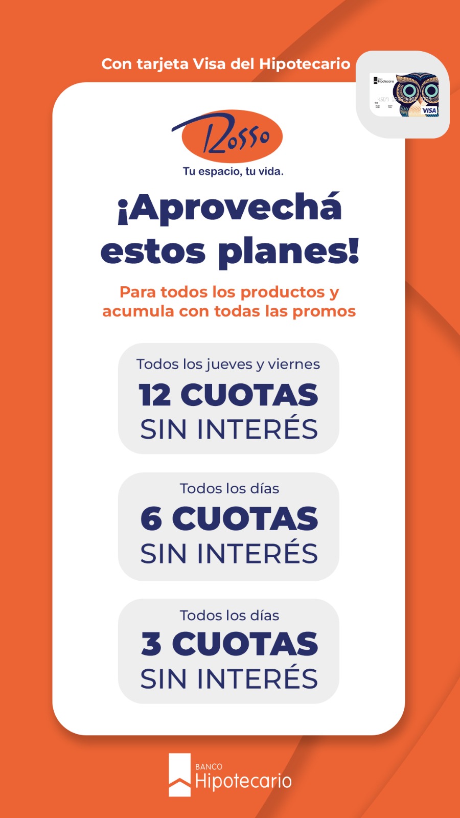 Financiación con Banco Hipotecario