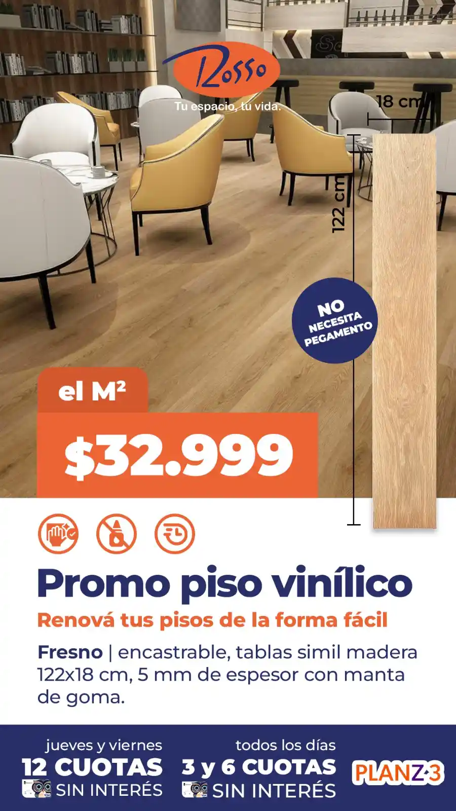 Promoción piso vinílico 1